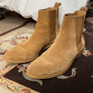 Everlane Tan Suede Ankle Boots